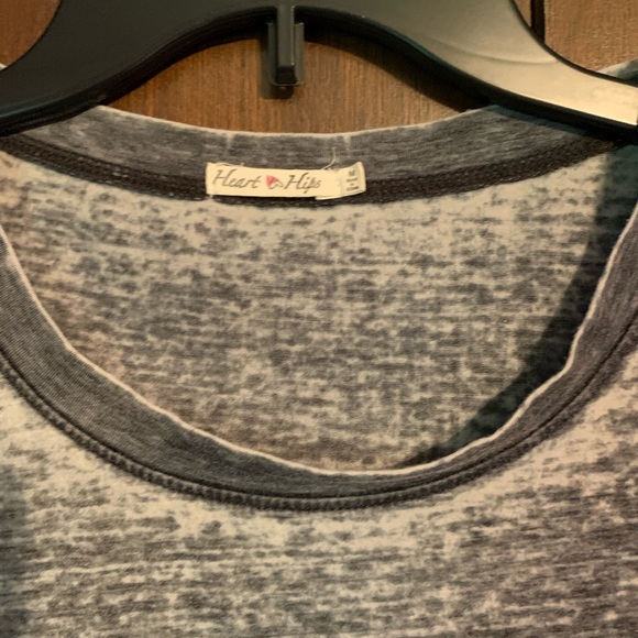 Marbled Grey Crop Top - Picture 3 of 6